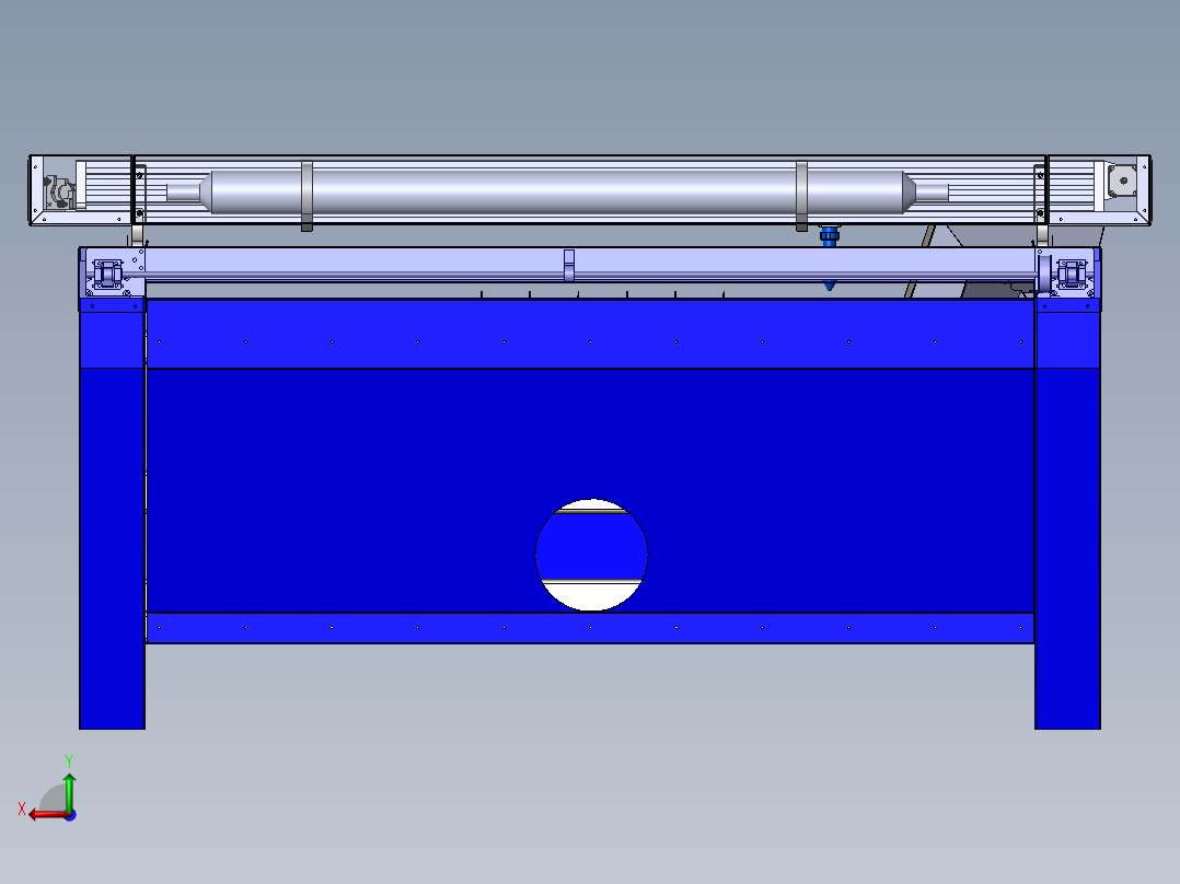 数控激光雕刻机后视图