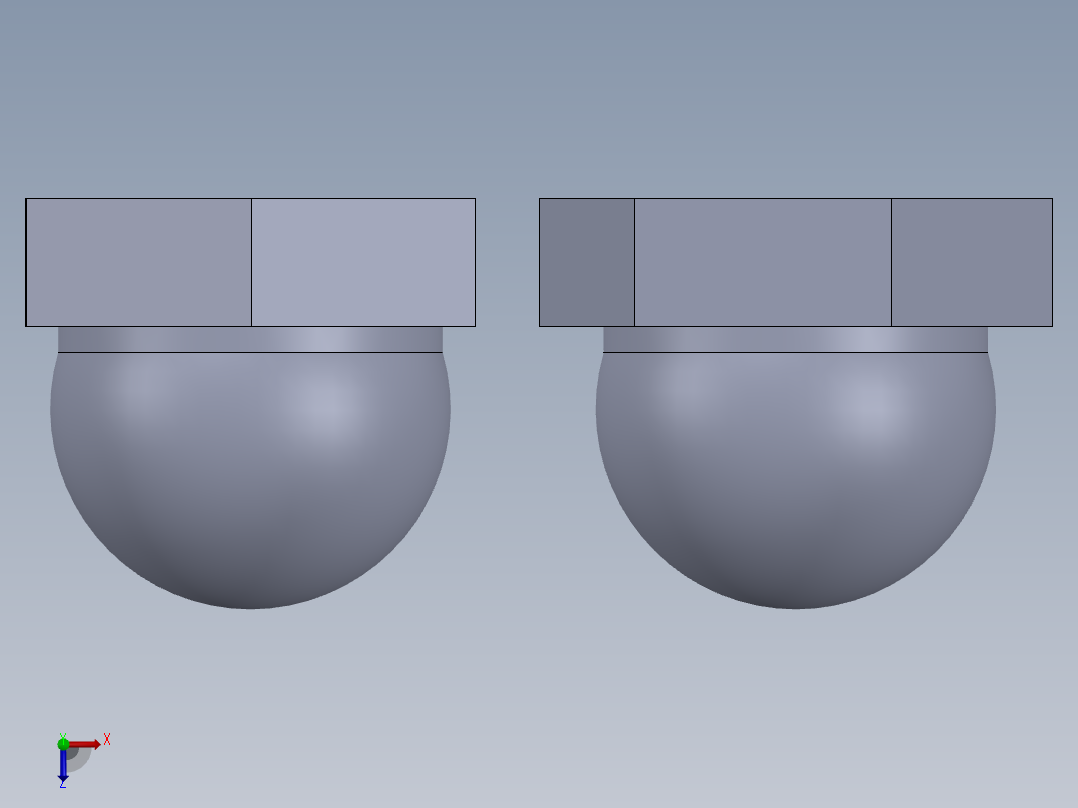 刹车系统(22)俯视图