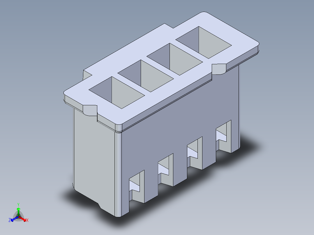 XH-4P外壳主视图