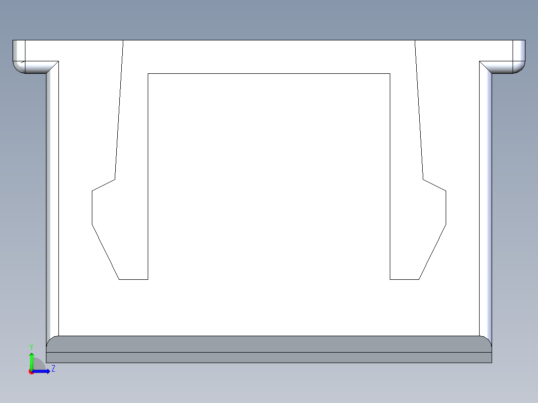 XH-4P外壳左视图