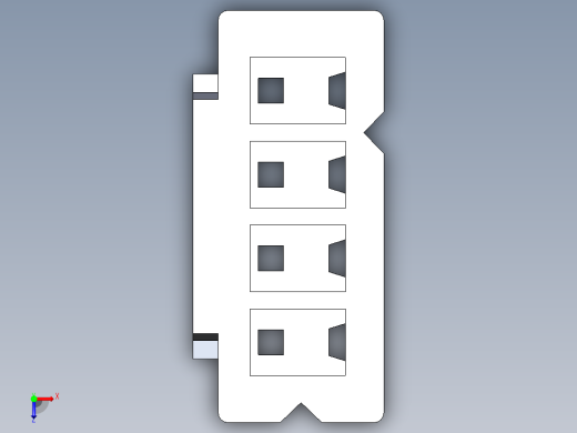 XH-4P外壳俯视缩略图