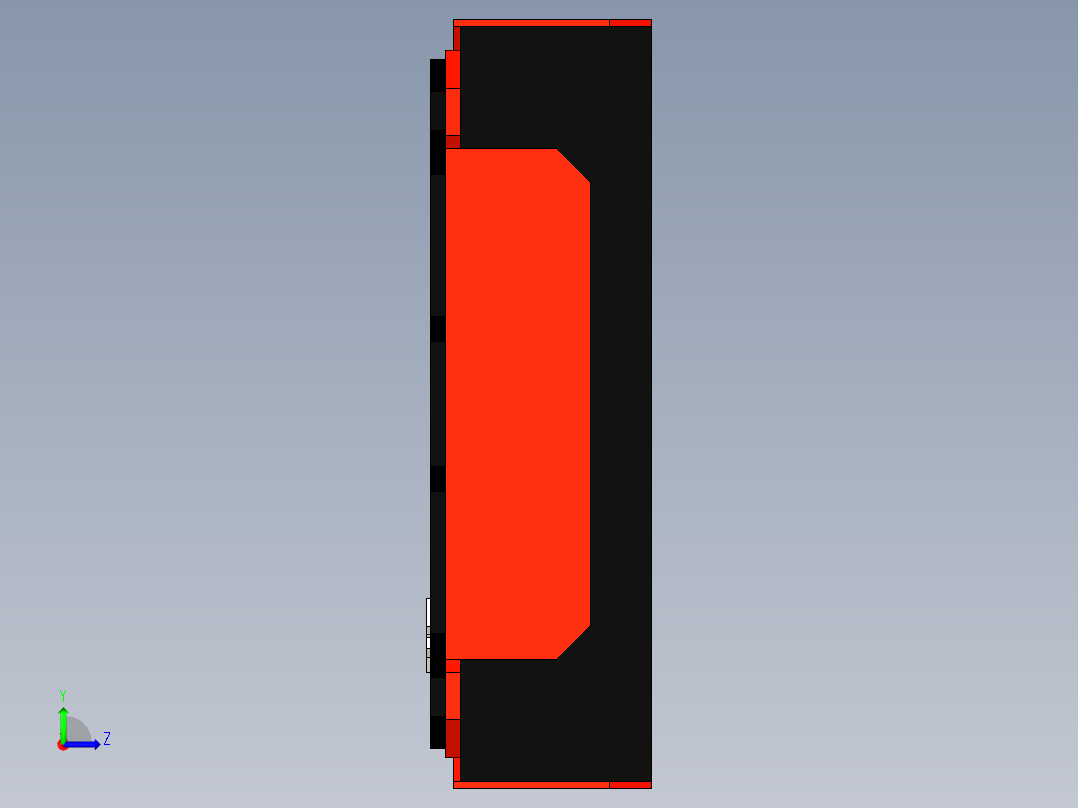 赛博朋克案例盒RX-09首个设计12左视图