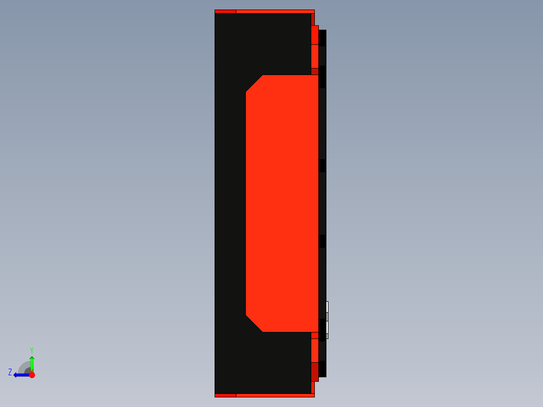 赛博朋克案例盒RX-09首个设计12右视图