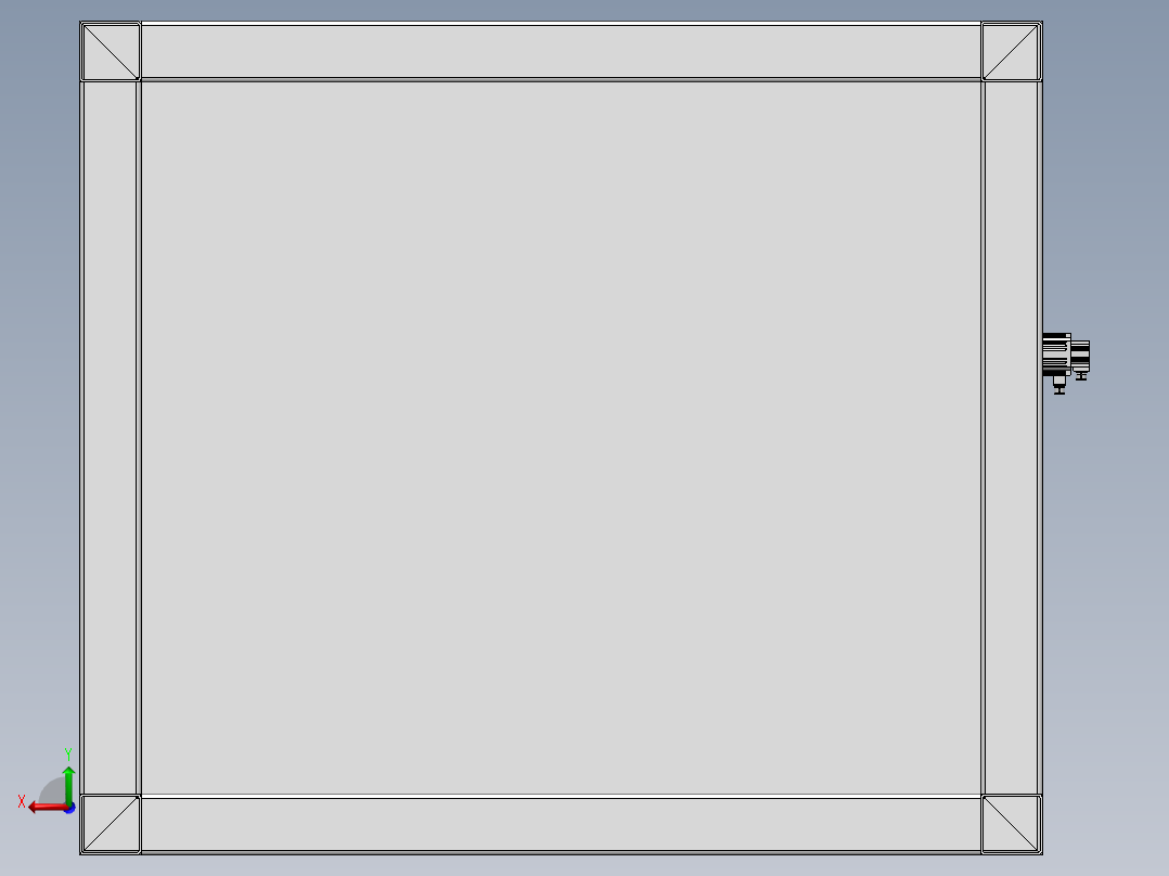 橡胶切条机  sw20后视图