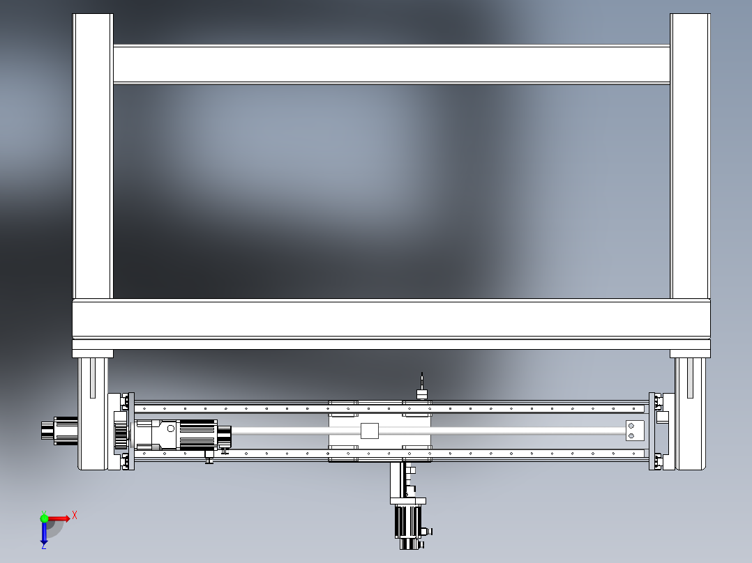 橡胶切条机  sw20俯视图