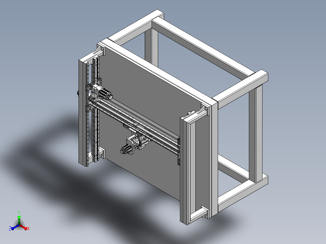 橡胶切条机  sw20正等轴测图