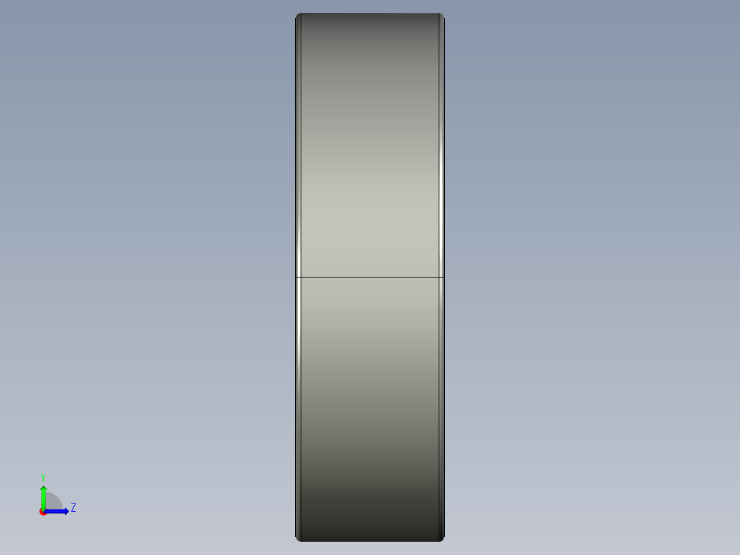 轴承C-SB6002ZZ左视图