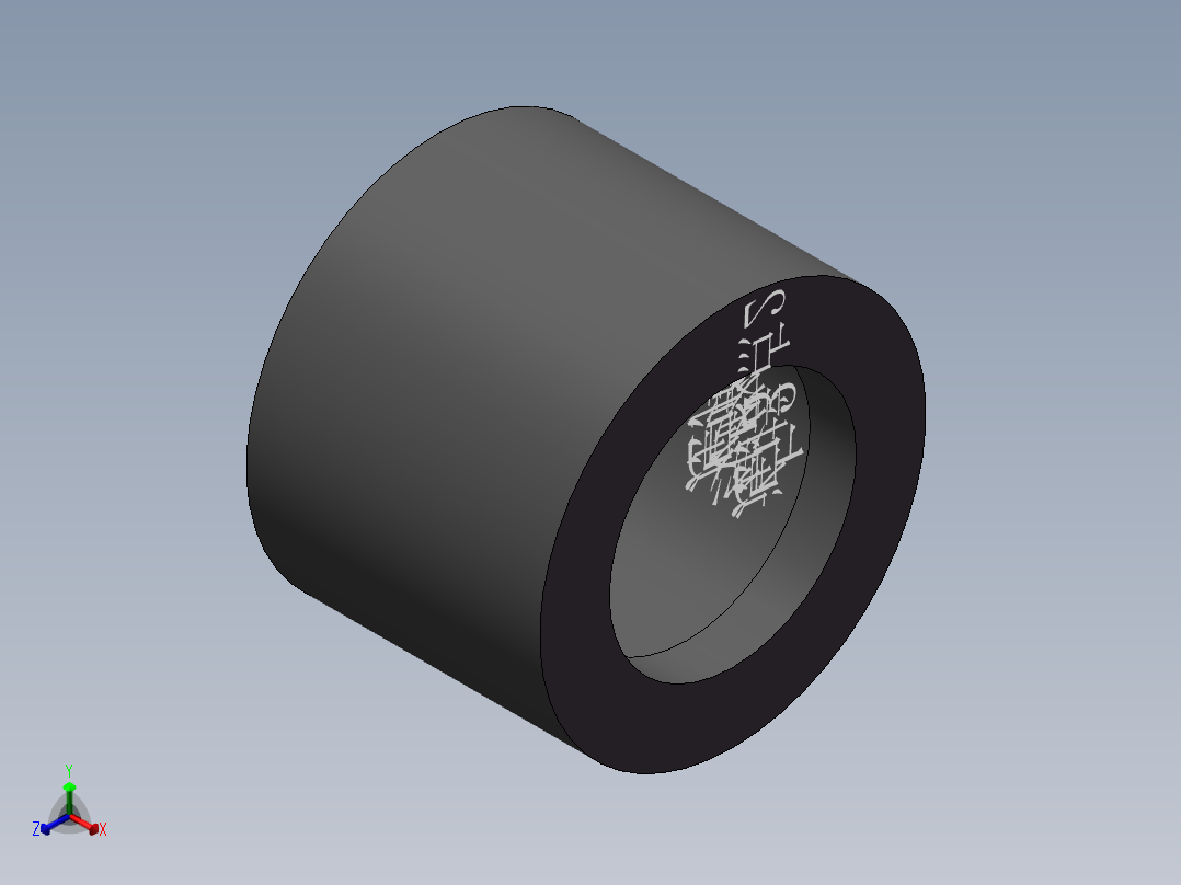 补芯-UPVC DN20-DN400(2)正等轴测图