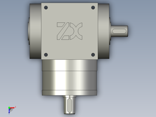 PW-L1伺服直角行星减速机PW065-L1-R1-5-02kW-S2俯视缩略图