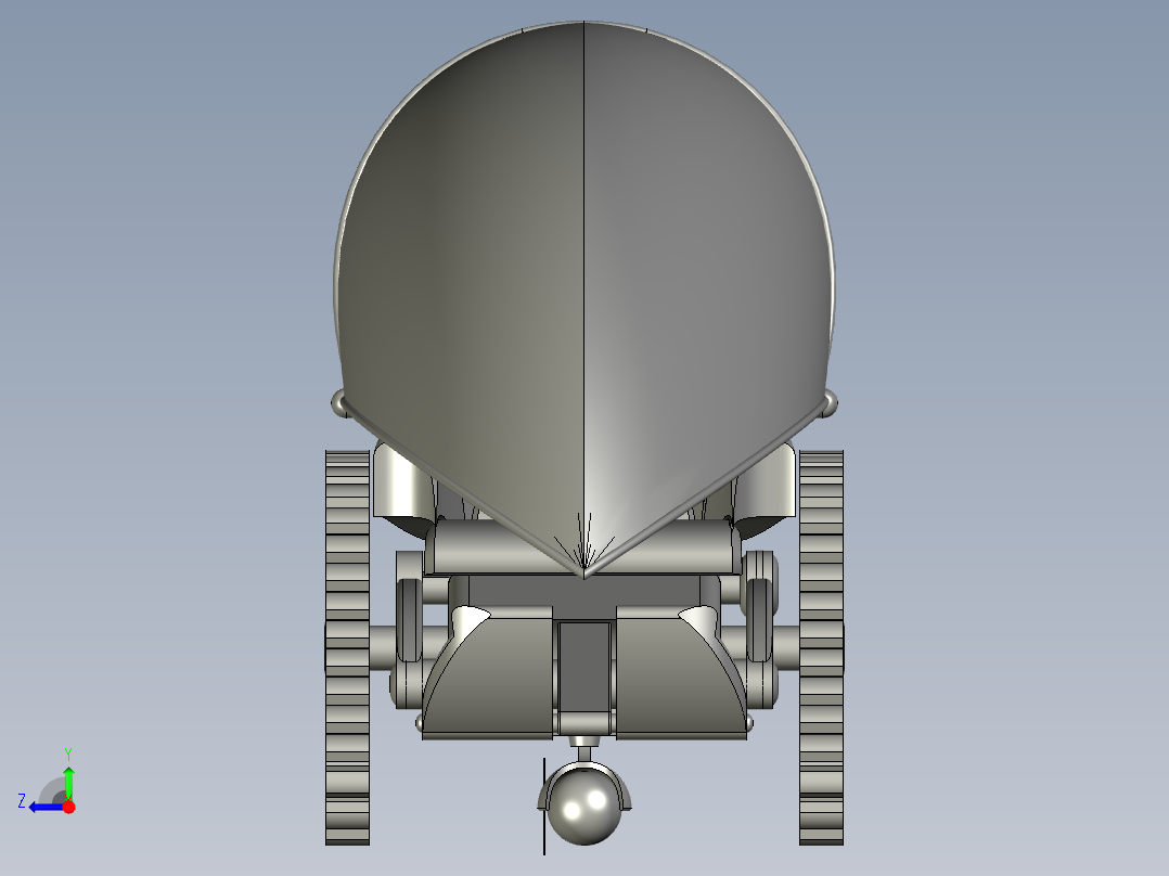 爬楼机器人-dtk右视图