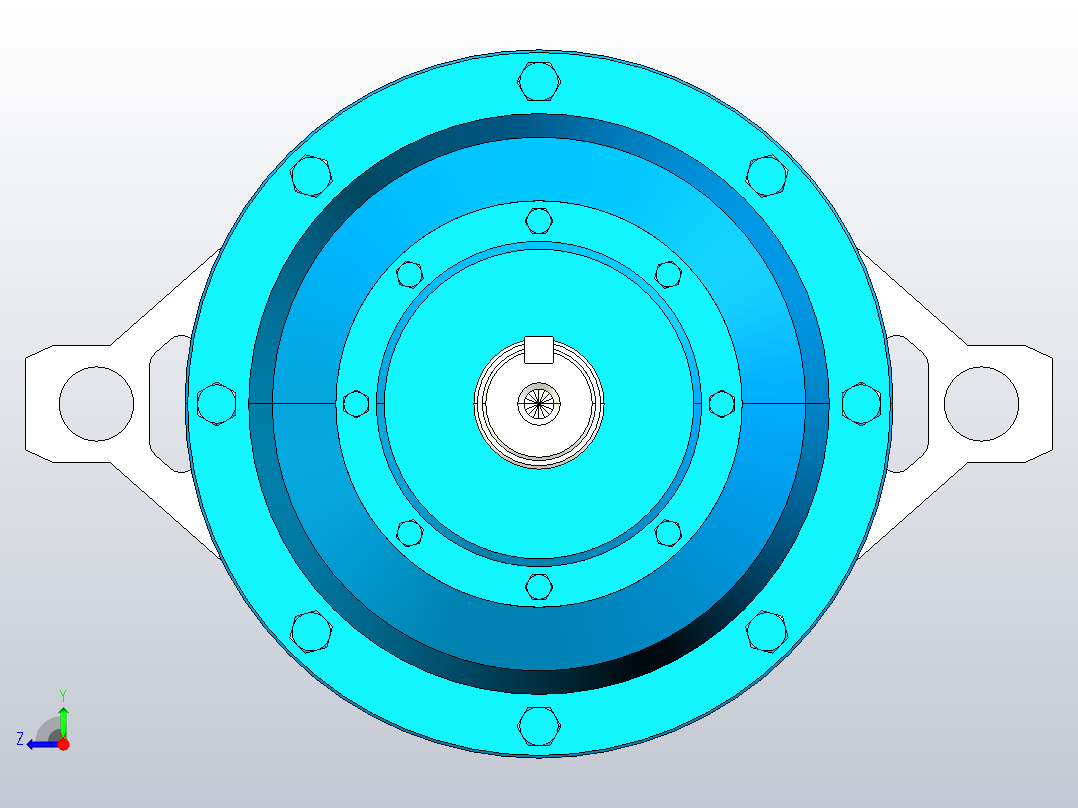 200C1S～201C1S行星减速机[N1E201C1S5.85TA-IS-V3]右视图