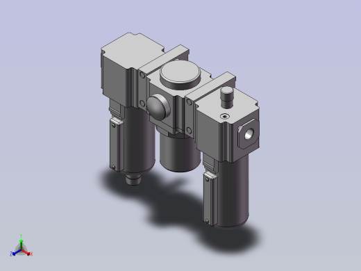 齿轮组正等轴测缩略图