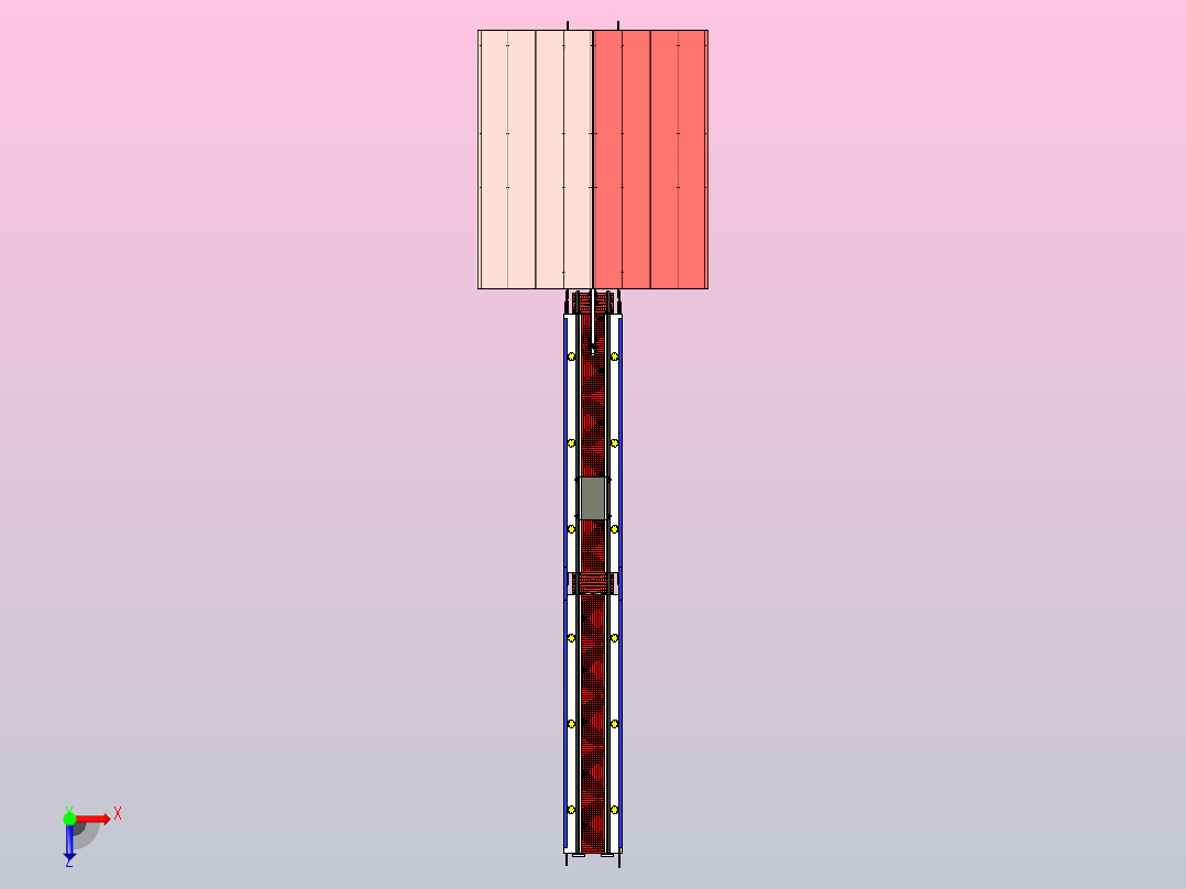 浮式泵站俯视图