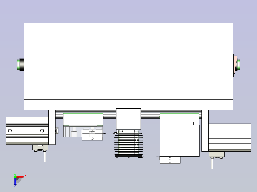 点火器线圈压合治具3D图纸俯视图