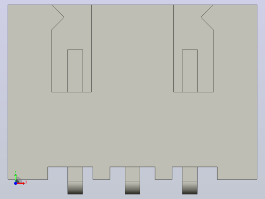 PCB座子前视缩略图