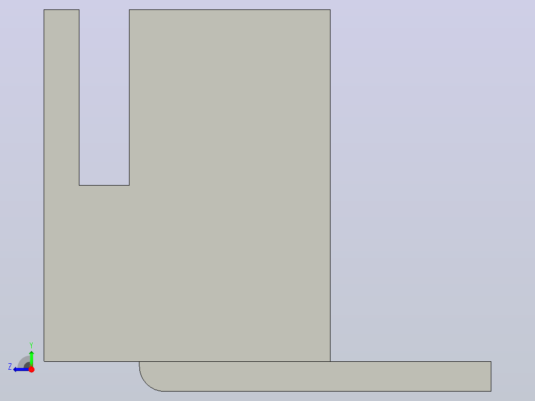 PCB座子右视图