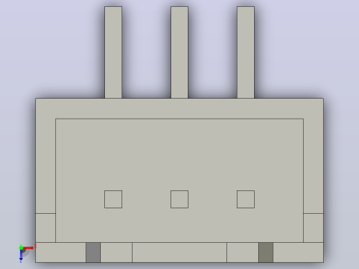 PCB座子俯视缩略图