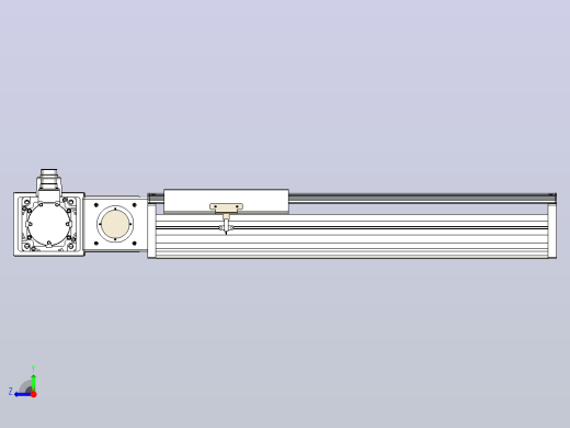皮带直线轴半封闭可选导轨TPA-HNB-220D-176-L350-ML-C-P1K-N3右视缩略图
