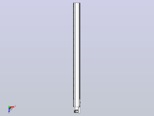 皮带直线轴半封闭可选导轨TPA-HNB-202D-140-L2800-MR-C-P75-N3俯视缩略图