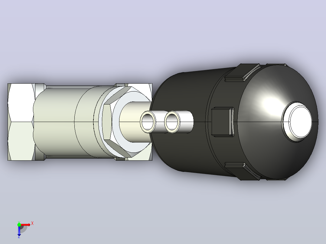 QJZ普通型角座阀[QJZ-40-TS]俯视图