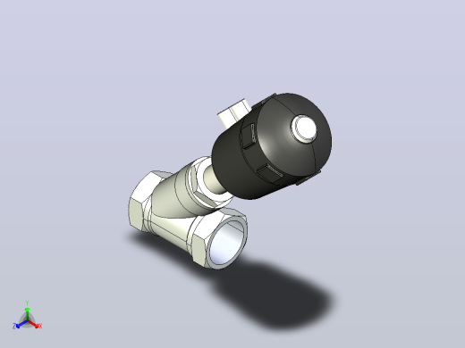QJZ普通型角座阀[QJZ-40-TS]正等轴测缩略图