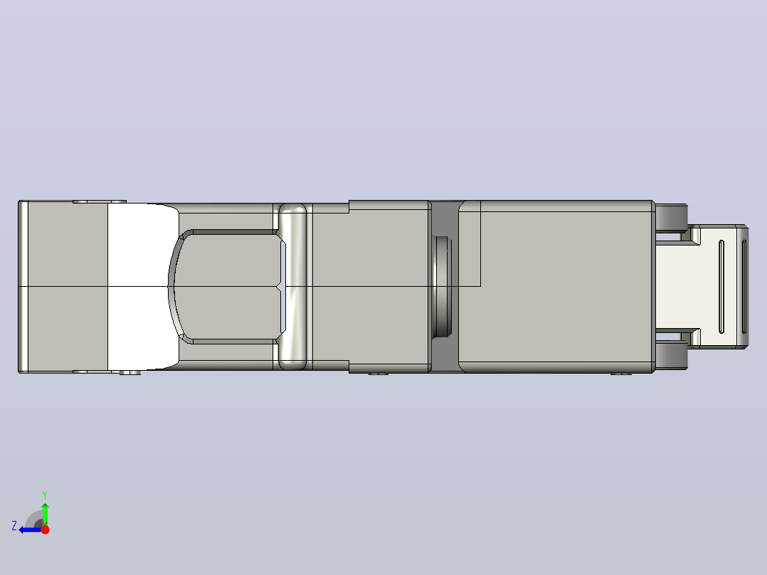 NXHB-125&amp;1P&amp;隔离开关三维模型202307右视图