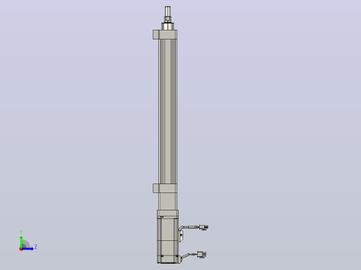 轻载电动缸TPA-ESR40-1210C-L300-M-LB-W-P40-C3左视缩略图