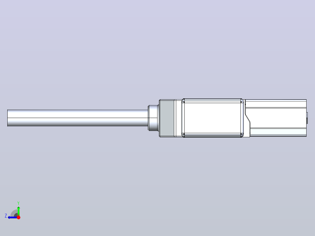 槽型传感器开关传感器ZJF32-670 -N右视图
