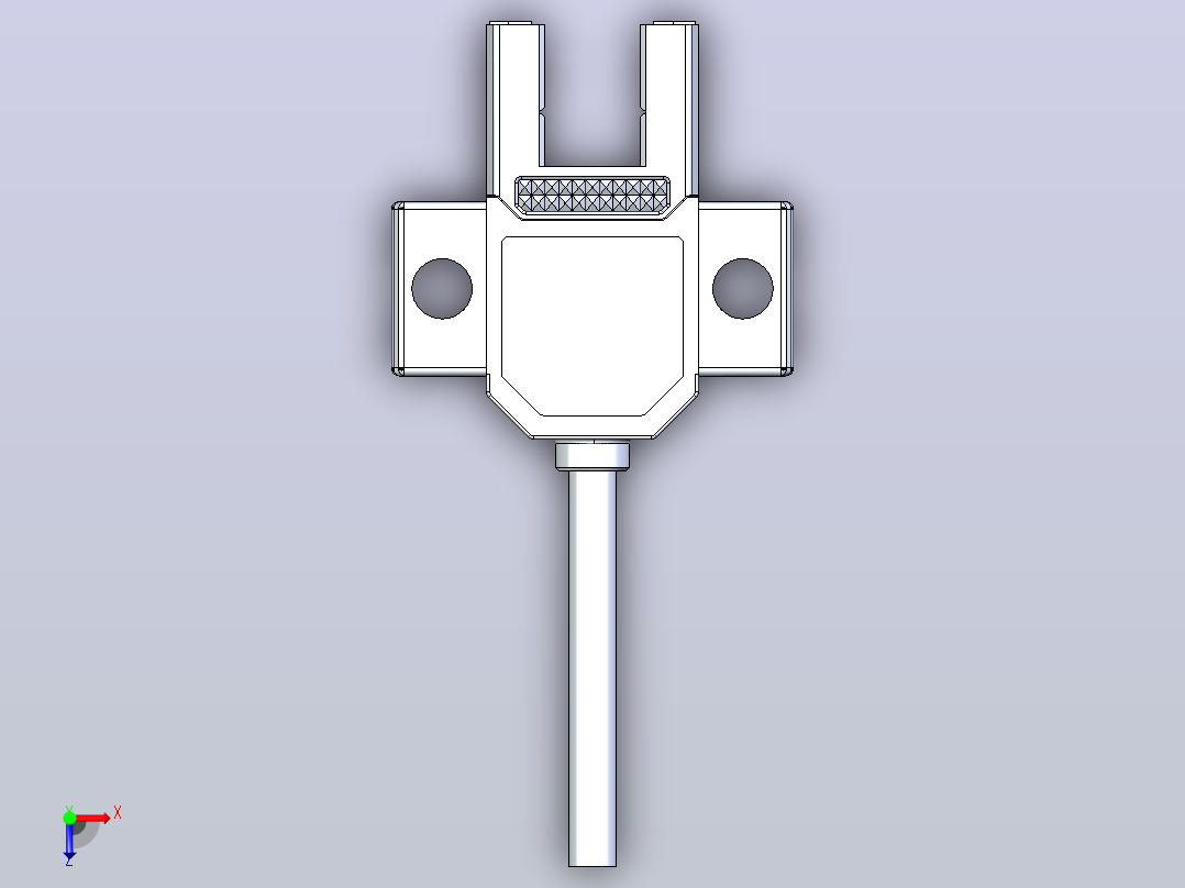 槽型传感器开关传感器ZJF32-670 -N俯视图