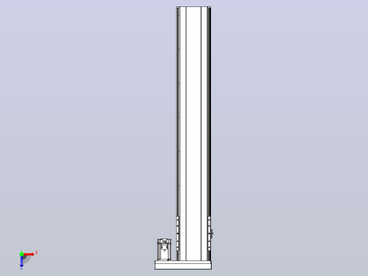 日规模组半封闭丝杆TPA-HNR-202D-2510C-L1150-ML-Y-P75-N3俯视缩略图