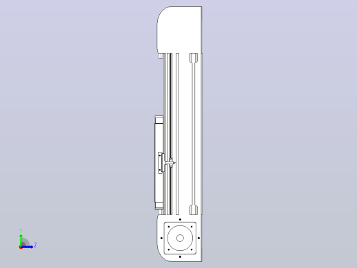 带式直线轴半闭式TPA-ONB-120-256-L150-DR-J90-N3左视缩略图