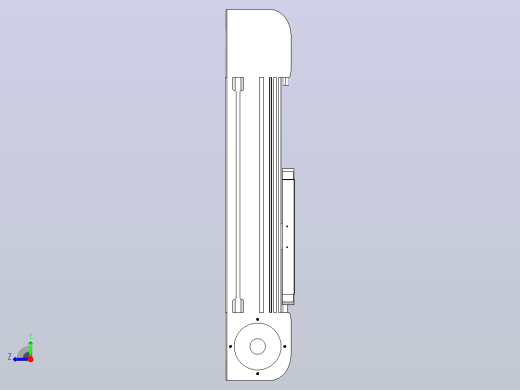 带式直线轴半闭式TPA-ONB-120-256-L150-DR-J90-N3右视缩略图