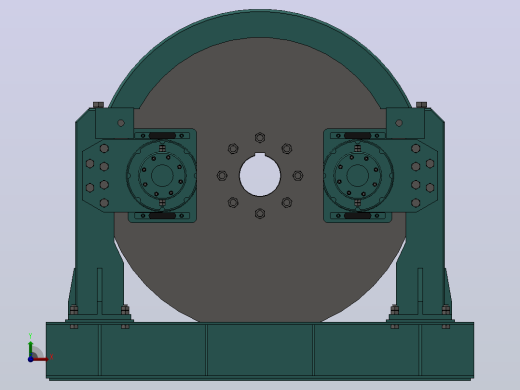 键连接液压盘式制动系统_HKPZ1200F100×2-Ⅲ-BH左视缩略图