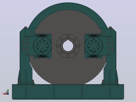 键连接液压盘式制动系统_HKPZ1200F100×2-Ⅲ-BH右视缩略图