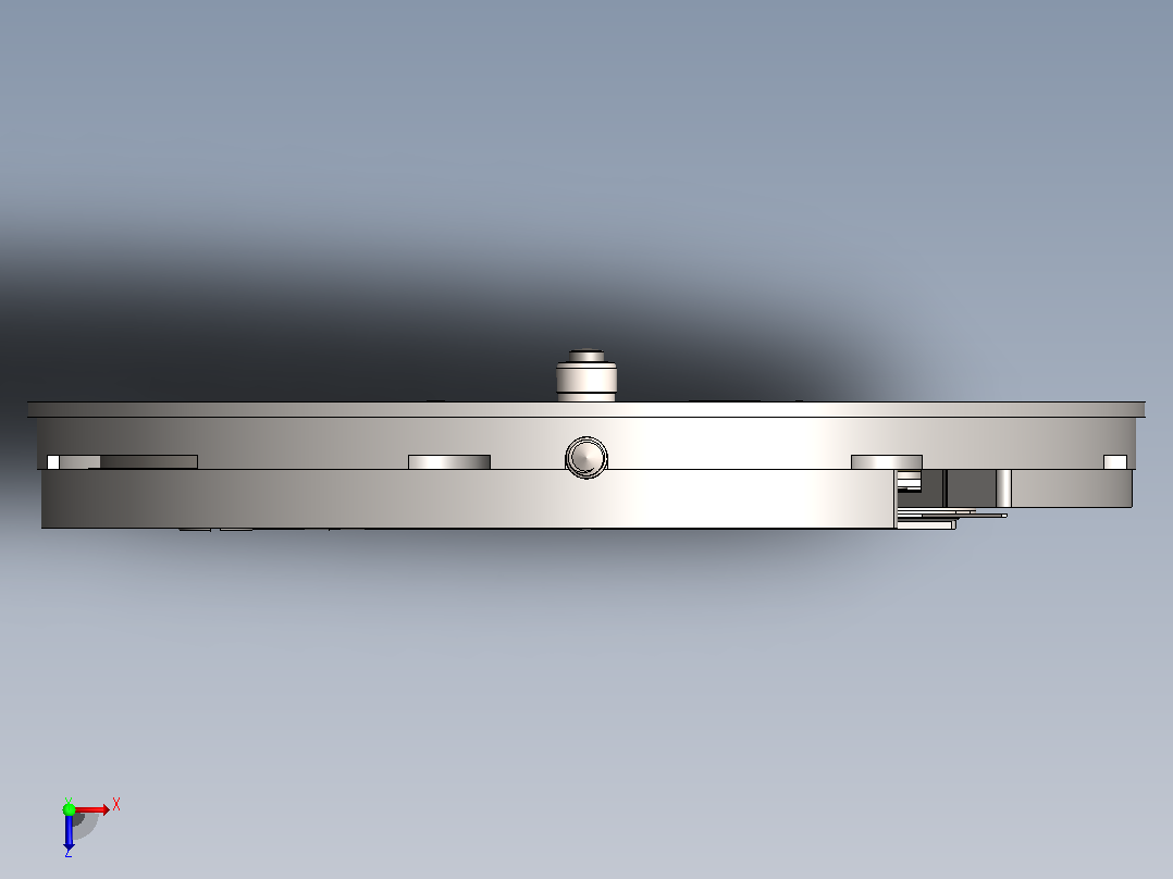 机械手表内部结构构造 3D模型俯视图