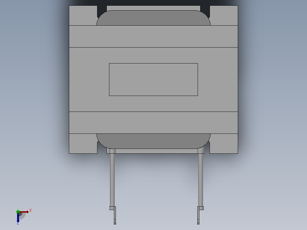 DC电抗器UZDA-B型400V级[400V级-1.5kW]俯视图