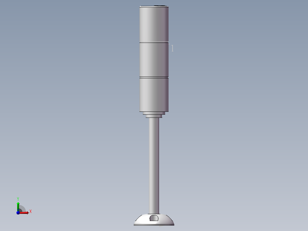 SMDT50-338A-3-220报警灯，蜂鸣器，三色灯主视图