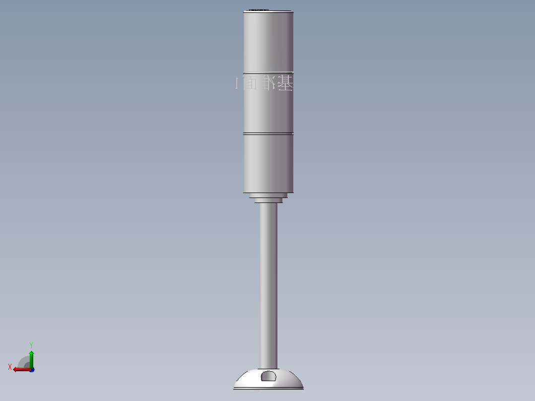 SMDT50-338A-3-220报警灯，蜂鸣器，三色灯后视图
