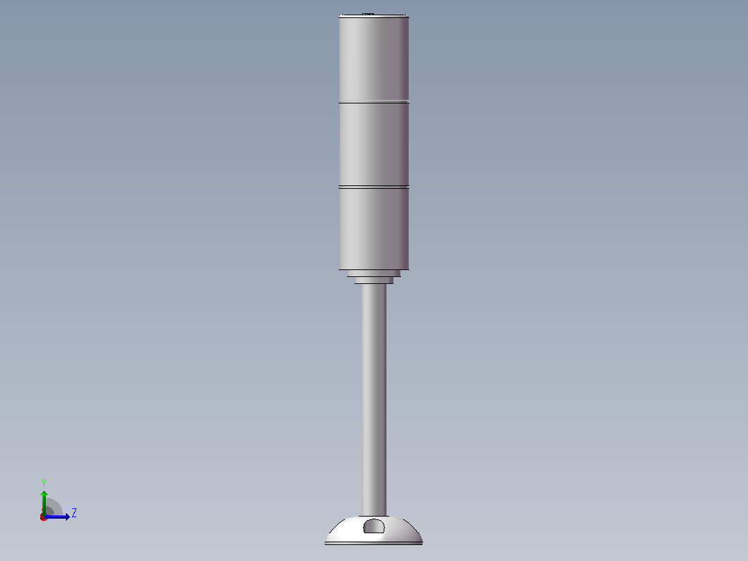 SMDT50-338A-3-220报警灯，蜂鸣器，三色灯左视图