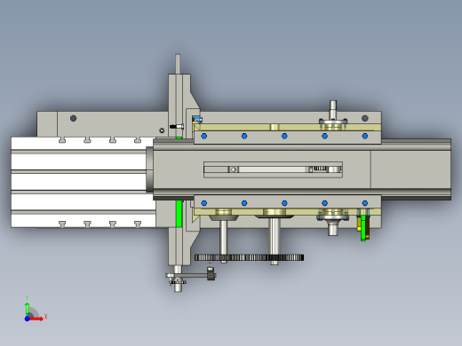 牛头刨床执行机构及部件设计（cad+pro+说明书）前视缩略图