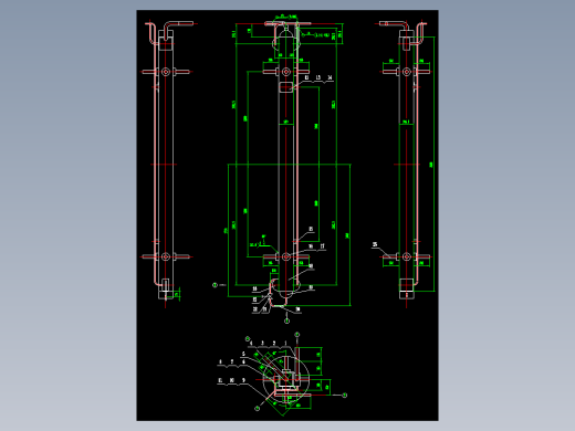 小型低温液化系统换热器图纸cad图CAD设计图