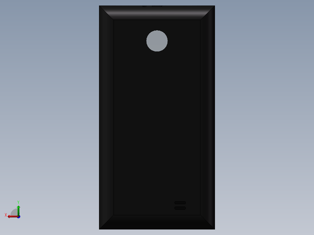 联想手机壳后视图