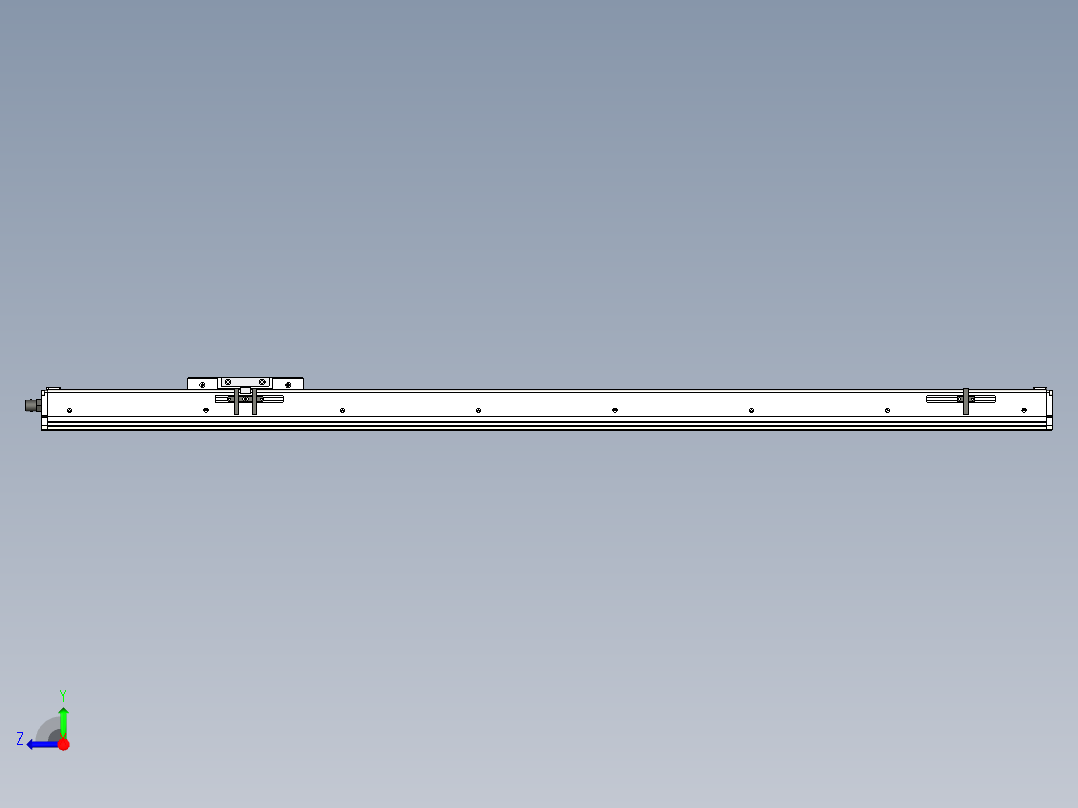 Toyo东佑达直线模组-ECH10-1050-M+煞車右视图