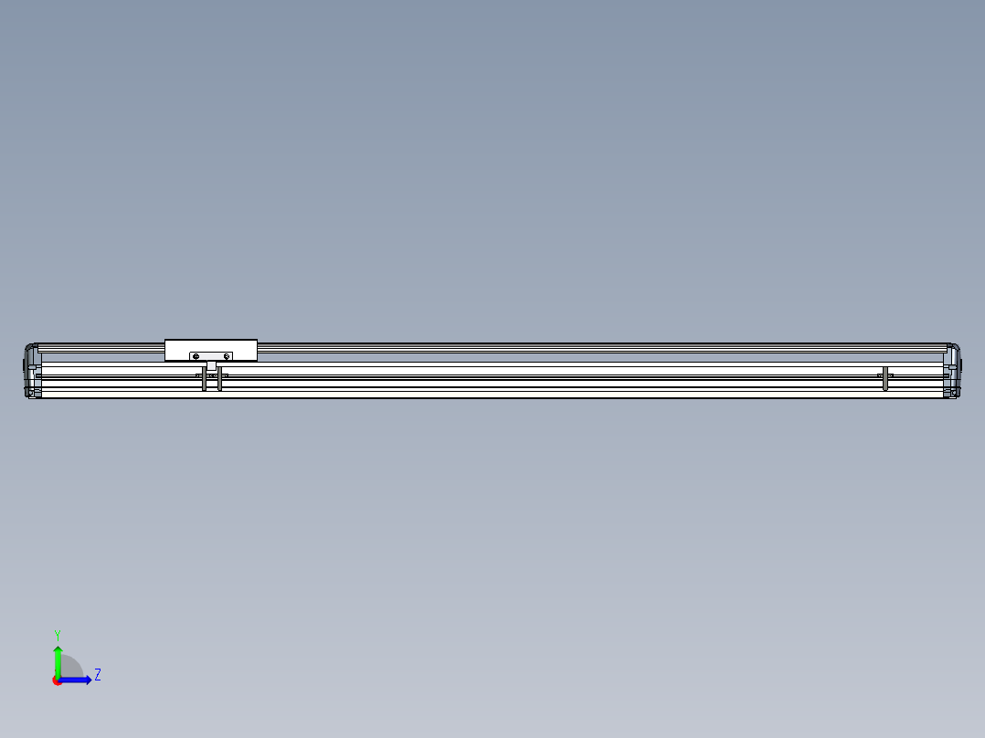 Toyo东佑达直线模组-ETH17-1100-M-煞車-組合左视图