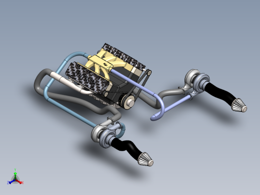 V6 Model双涡轮增压6缸发动机