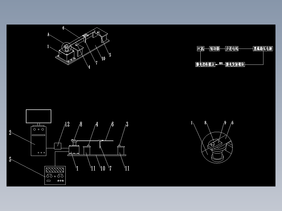 摆臂式π试验仪结构