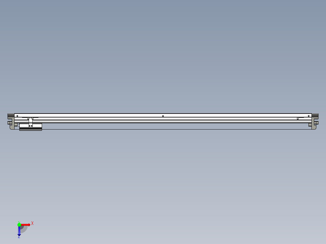 威洛博VL系列3d模型模组VL14S1Y-S1300俯视图