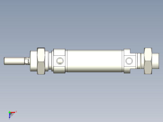 Ø16气缸行程俯视缩略图