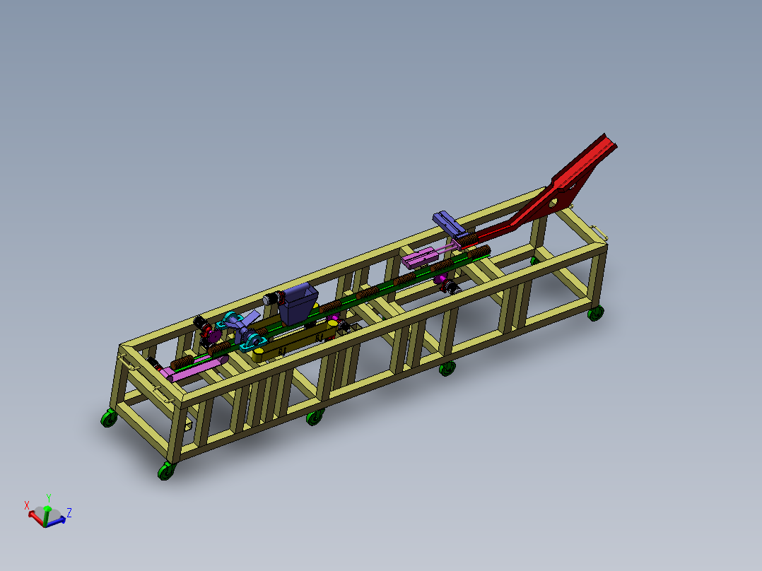 无托盒饼干包装机的设计含SW三维图+二维+说明书