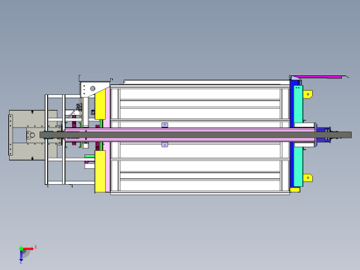 电梯轿厢结构3D图纸俯视缩略图